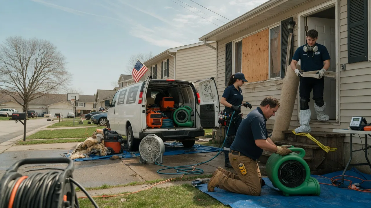 Water Damage Restoration in Garnett, KS near me